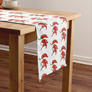 Chilli cartoon illustration short table runner