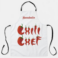 Chilli Chef Personalize Long Apron