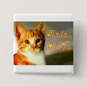 Chilli in Love 2 Inch Square Button
