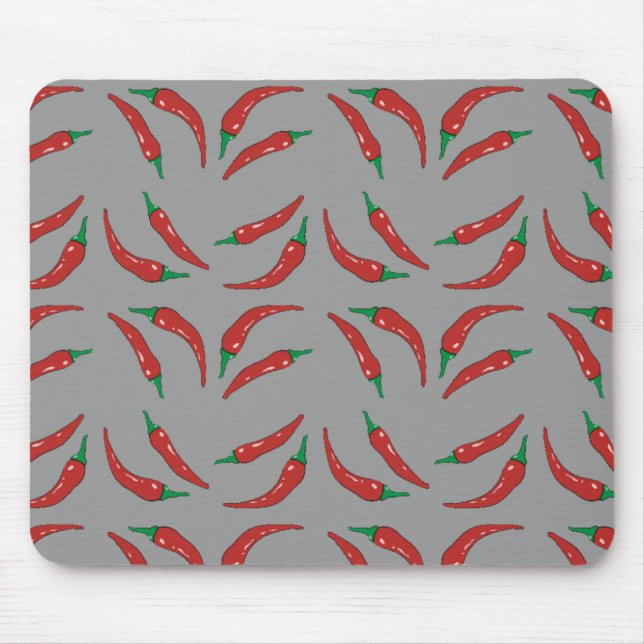 chilli pepper, cookery mouse pad (Front)