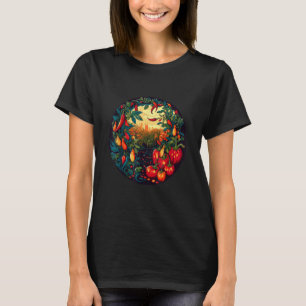 Chilli Pepper Hot Peperoni Pepperoni Vegetable Gar T-Shirt