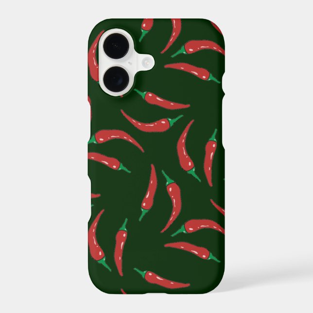 chilli pepper on green (Back)