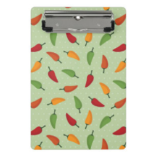 Chilli pepper pattern mini clipboard