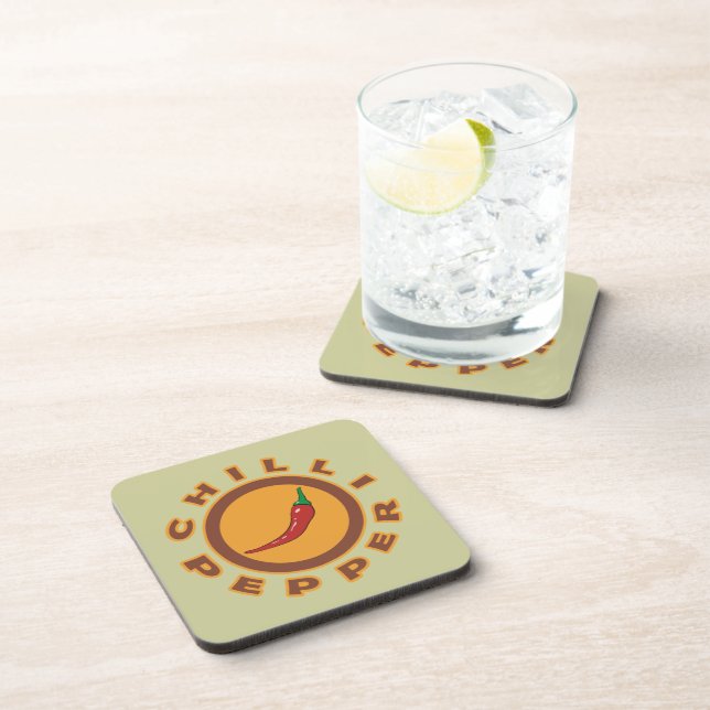 chilli pepper. spice coaster (Right Side)