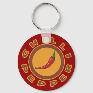 chilli pepper. spice keychain