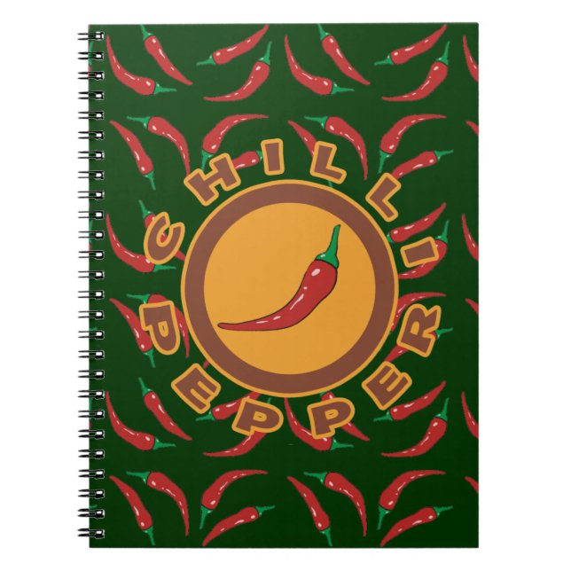 chilli pepper. spice notebook (Front)