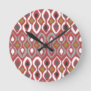 chilli pestle round clock