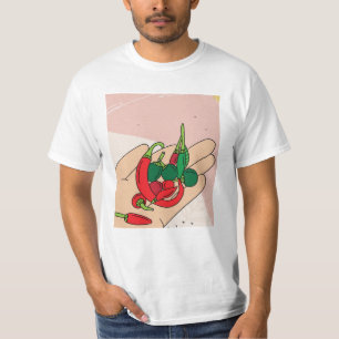 Chilli Spicy Food Vegetable Hot Peppers T-Shirt