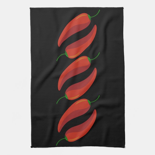 Chillies Kitchen Towel (Vertical)