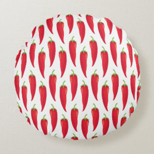 Chillies Round Pillow