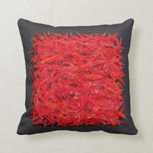 Chillies Throw Pillow