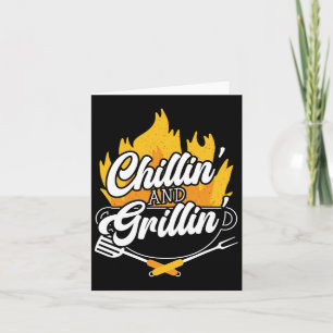 Chillin' And Grillin' Bbq Grillmaster Byrbecue  Card