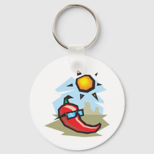 chillin chili pepper keychain