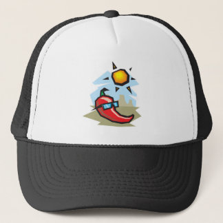 chillin chili pepper trucker hat