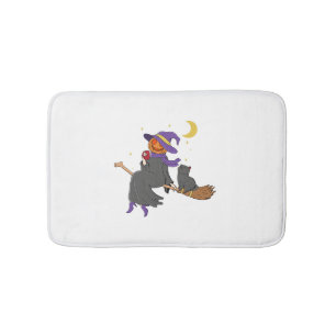 Chillin Halloween  Bath Mat