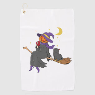 Chillin Halloween Golf Towel