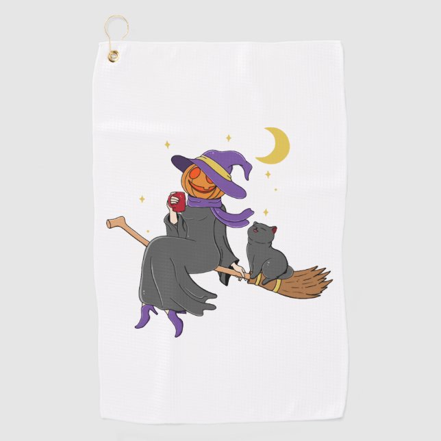 Chillin Halloween  Golf Towel (Front)