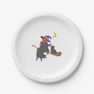 Chillin Halloween  Paper Plate