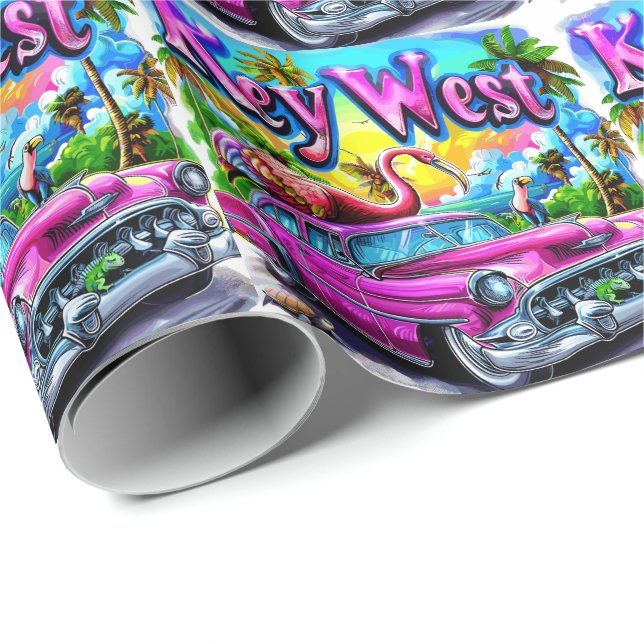 Chillin' in Key West, Florida Wrapping Paper (Roll Corner)