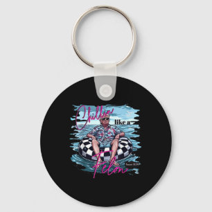 Chillin Like A Felon Funny Trump Summer 2024 _4 Keychain