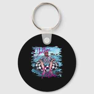 Chillin Like A Felon Funny Trump Summer 2024 (on Keychain