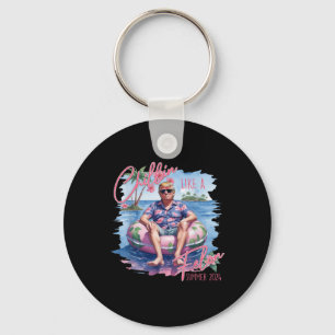 Chillin Like A Felon Summer 2024 Trump Take Americ Keychain