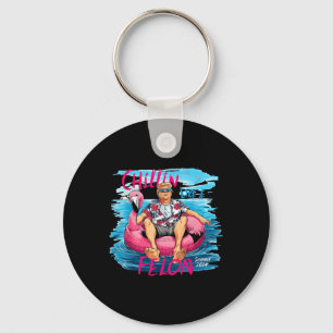 Chillin Like A Felon Summer 2024 Trump Take Americ Keychain