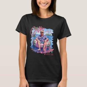 Chillin Like A Felon Summer Republican Pro Trump,  T-Shirt