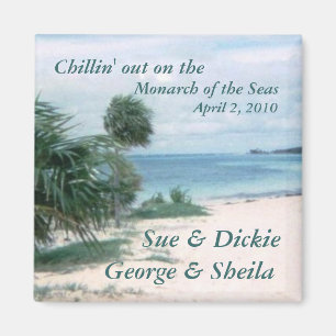 Chillin out customizable magnet