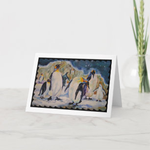 Chillin' Penguin Greeting Card