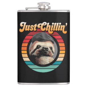 Chillin’ Sloth Hip Flask