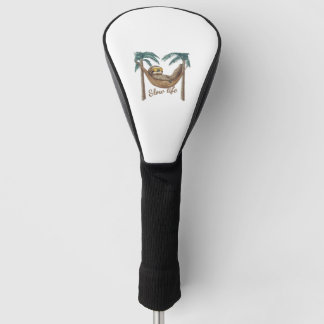 Chillin' Sloth in a Hammock Oversized T-Shirt Golf Head Cover