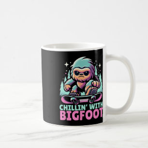 Chillin’ With Bigfoot Alpine Winter Sports Snowboa Coffee Mug