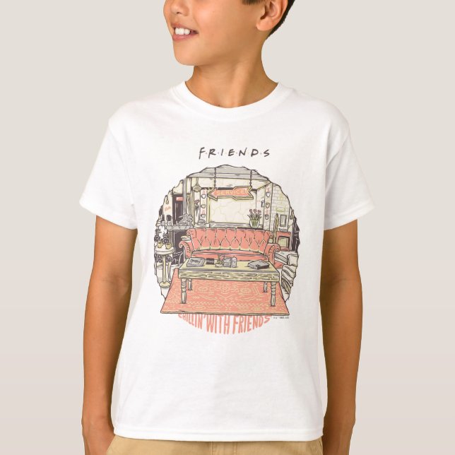 Chillin' with FRIENDS™ Cartoon 2 T-Shirt (Front)