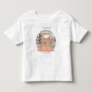Chillin' with FRIENDS™ Cartoon 2 Toddler T-shirt