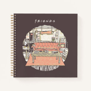 Chillin' with FRIENDS™ Cartoon Notebook