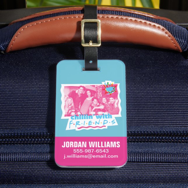 Chillin' with FRIENDS™ Luggage Tag (Front Insitu 2)