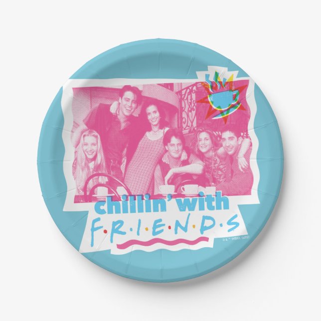 Chillin' with FRIENDS™ Paper Plate (Front)