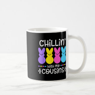 Chillin With My Cousins Colourful Bunnies Easter G Coffee Mug
