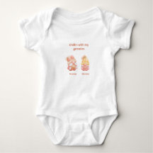 Chillin with my gnomies baby bodysuit 