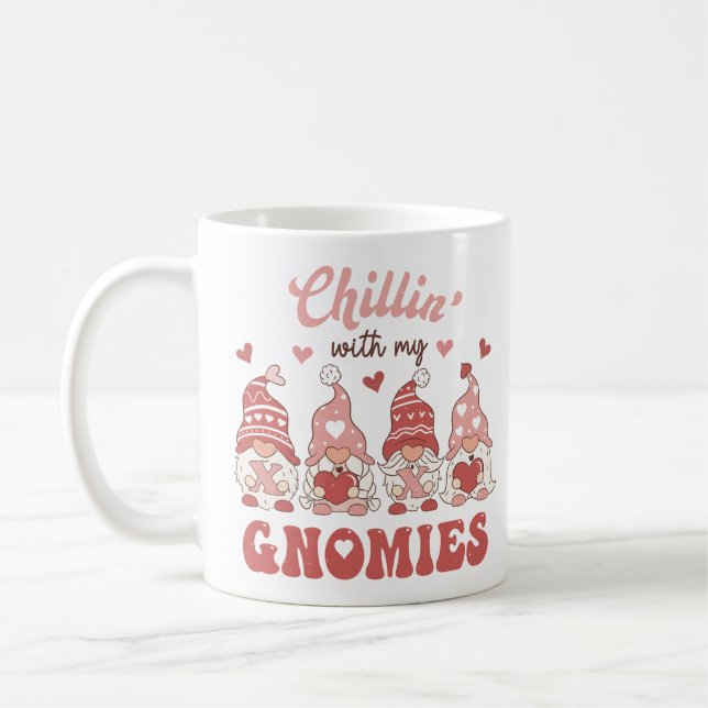 Chillin With My Gnomies Coffee Mug (Left)