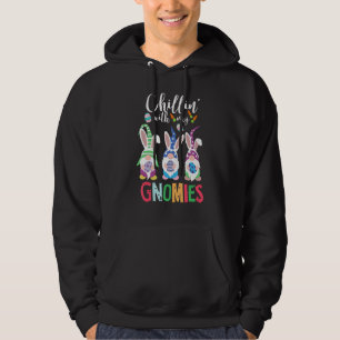 Chillin' With My Gnomies Easter Egg Happy Easter D Hoodie
