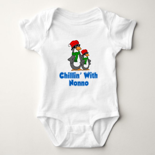 Chillin With Nonno Baby Bodysuit (Front)