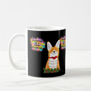 Chilling Fox White Christmas  Coffee Mug