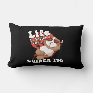 Chilling Guinea Pig Life Is Better With Guinea Pig Lumbar Pillow