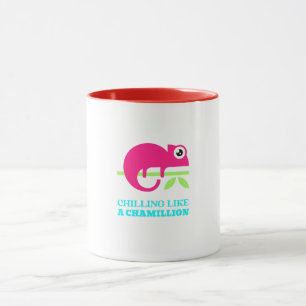 CHILLING LIKE A CHAMILLION Colourful Mug