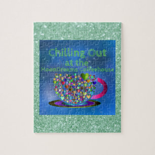 Chilling Out at the MoonDreams Coffeehouse Jigsaw Puzzle