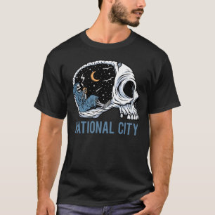 Chilling Skeleton - National City T-Shirt