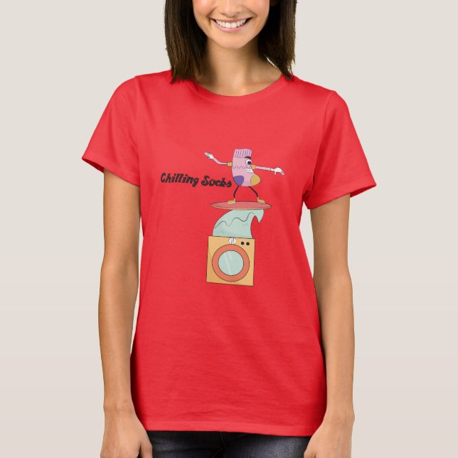 Chilling Socks - The Washing Machine T-Shirt (Front)