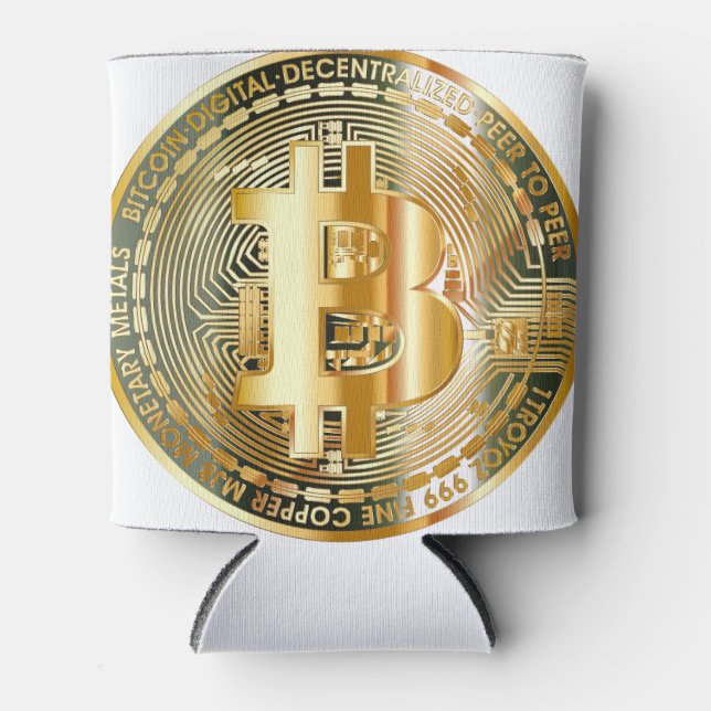 Chilling with Bitcoin: Keep Your Cool with Stylish Can Cooler (Front)